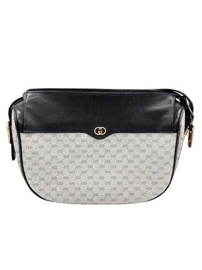 Gucci Ophidia Vintage 80s 90s GG Monogram Canvas Crossbody Bag Italy